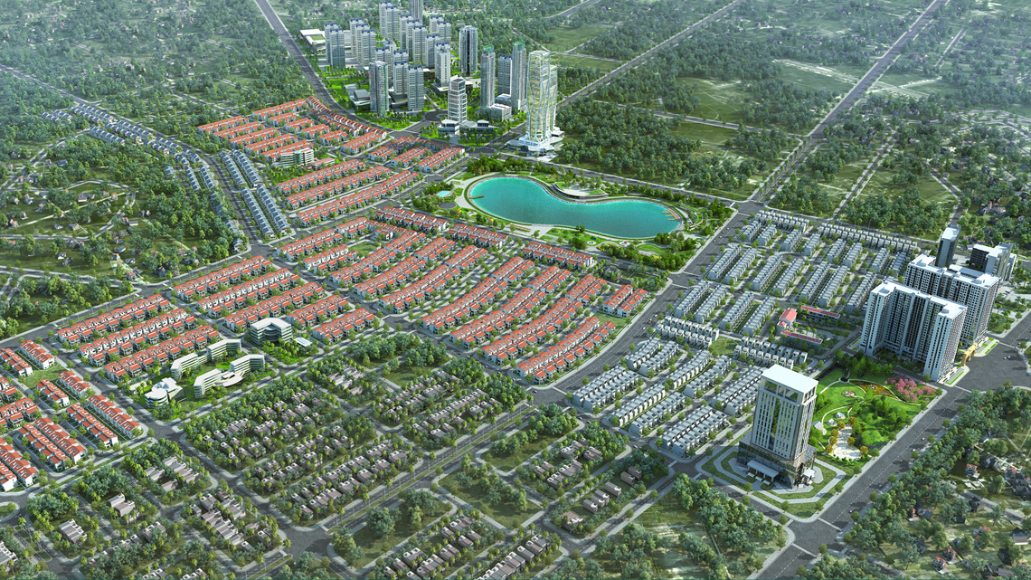 Vùng Đất Dương Nội Lọt Gọn Trong Các Khu Đô Thị (hàng xóm)
