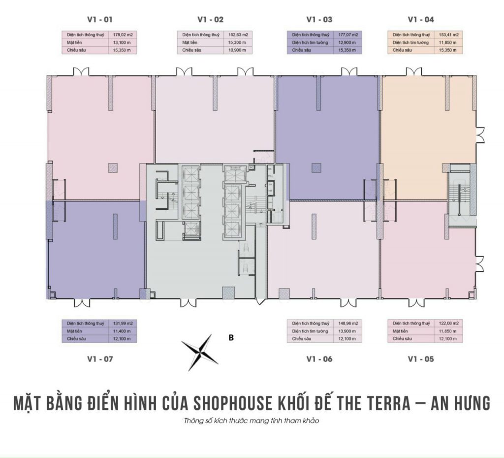 Shophouse Khối Đế The Terra An Hưng