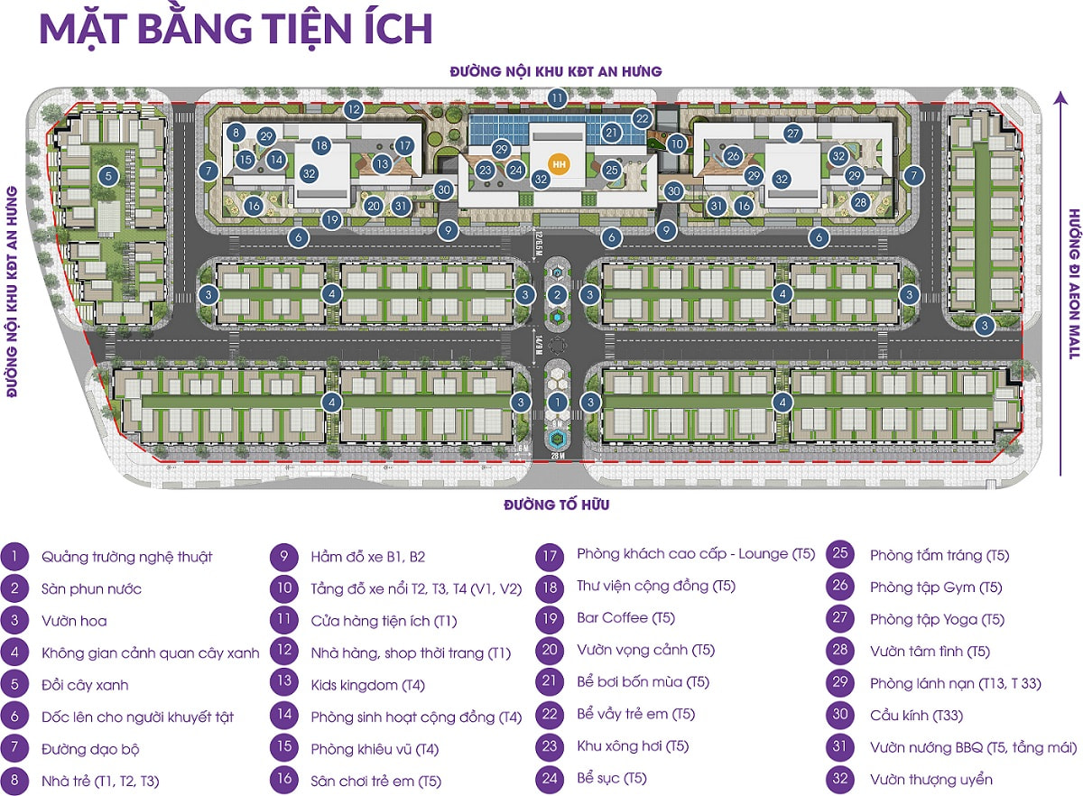 Tiện Ích Dự Án Chung Cư The Terra An Hưng
