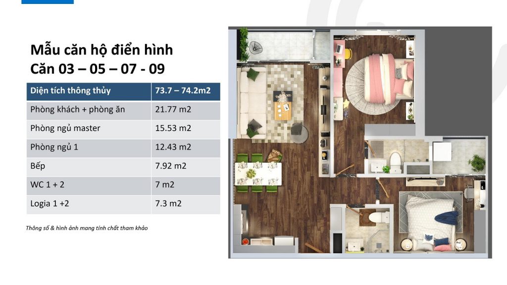 Thiết kế căn hộ The Terra An Hưng