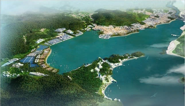 Phối cảnh Khu đô thị ven vịnh Cam Ranh (ảnh: Sở KH&ĐT Khánh Hòa)